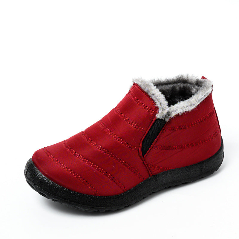 Plush-Lined Slip-On Winter Ankle Boots – Unisex