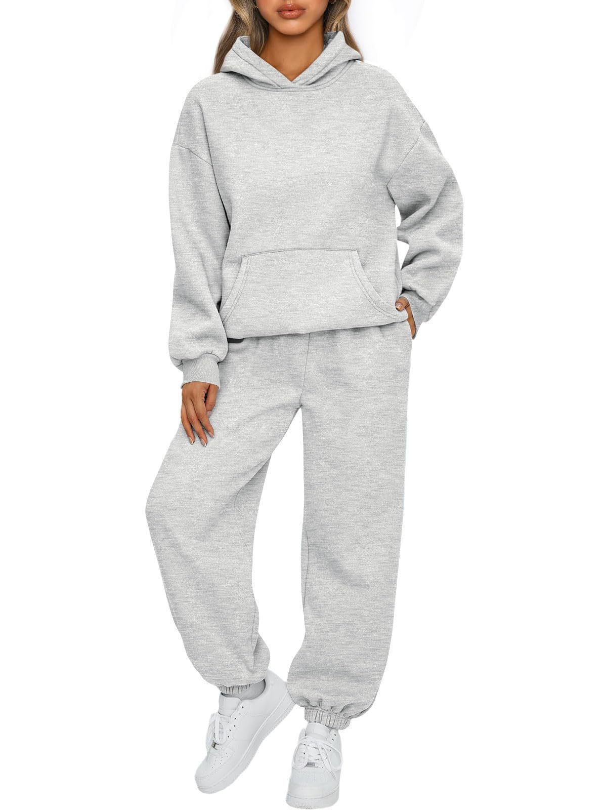 Raglan Hoodie & Jogger Set – Women's Casual 2-Piece