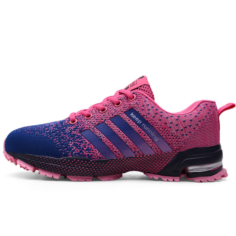 Lightweight Breathable Lace-Up Sneakers – Unisex