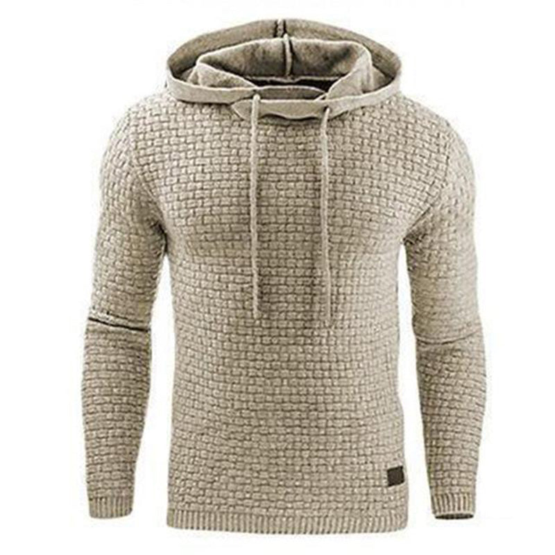 Men's Classic Cotton-Blend Pullover Hoodie