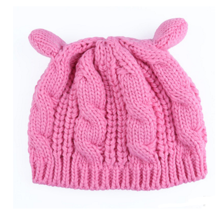 Cat-Ear Knit Beanie