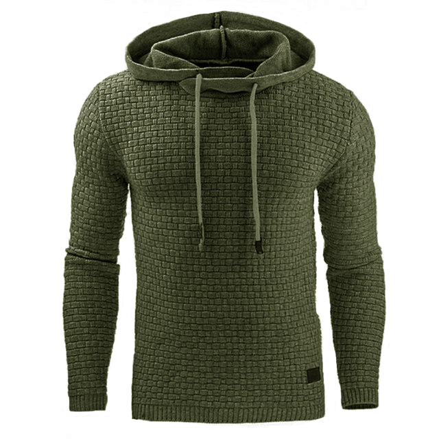 Men's Classic Cotton-Blend Pullover Hoodie