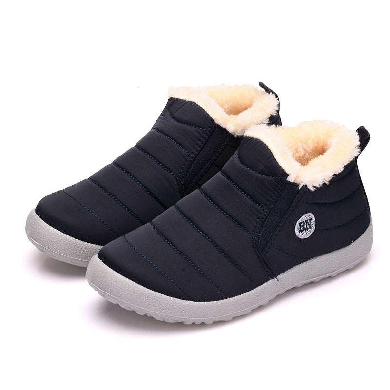 Plush-Lined Slip-On Winter Ankle Boots – Unisex
