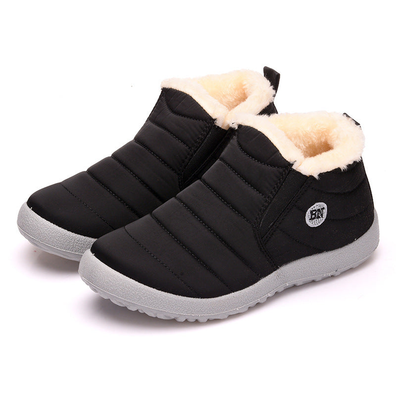 Plush-Lined Slip-On Winter Ankle Boots – Unisex