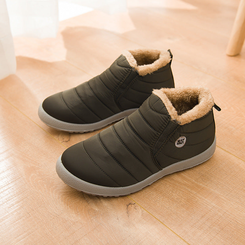 Plush-Lined Slip-On Winter Ankle Boots – Unisex