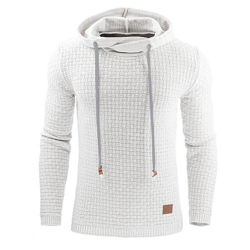 Men's Classic Cotton-Blend Pullover Hoodie