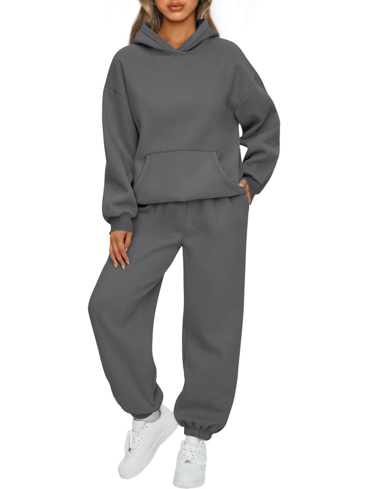 Raglan Hoodie & Jogger Set – Women's Casual 2-Piece