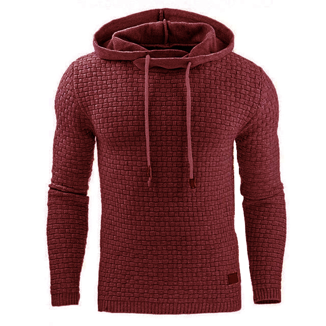 Men's Classic Cotton-Blend Pullover Hoodie