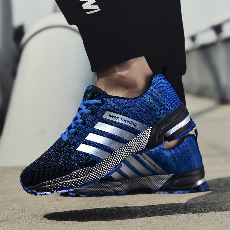 Lightweight Breathable Lace-Up Sneakers – Unisex