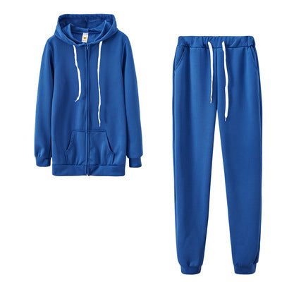 Women's Color-Block Hoodie & Straight-Leg Pants Set