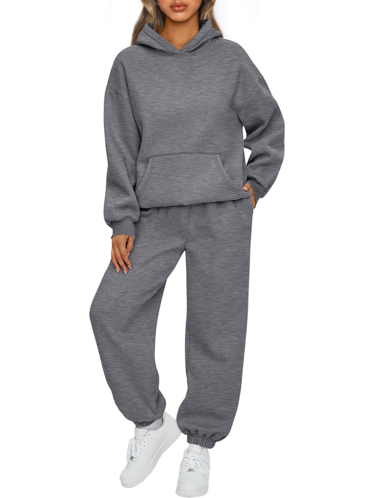 Raglan Hoodie & Jogger Set – Women's Casual 2-Piece