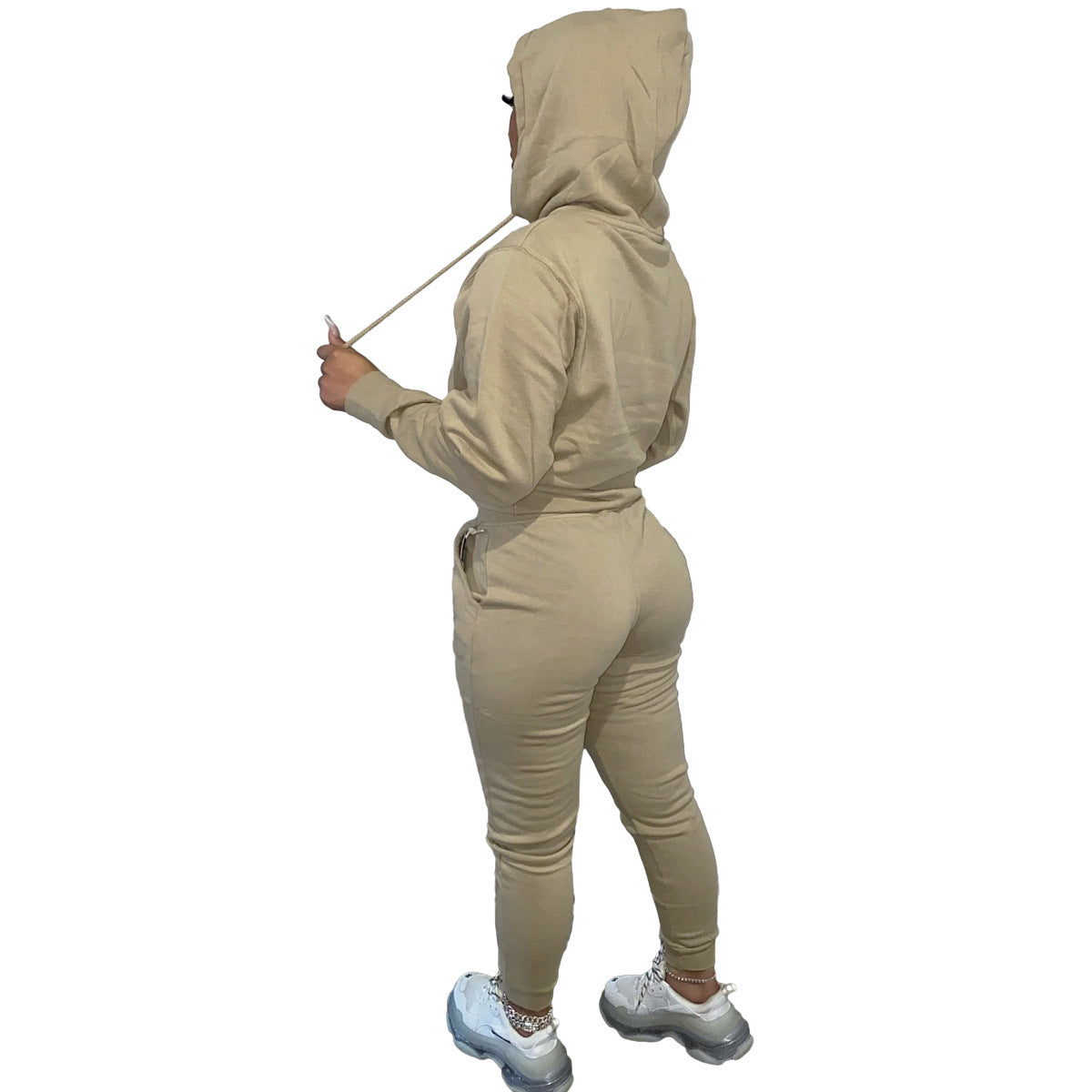 Brushed Fleece Hoodie Set – Women's 2-Piece Sweatsuit