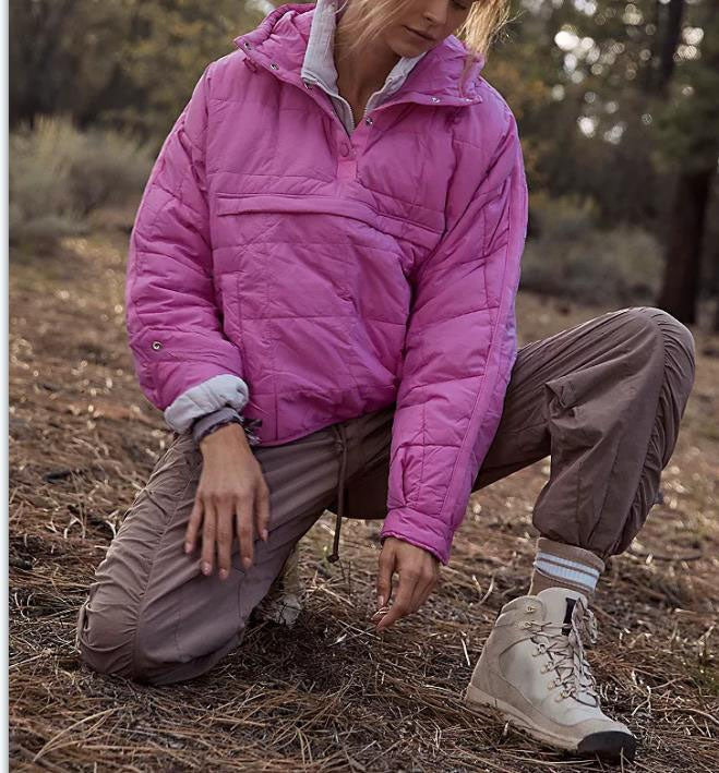 Hooded Puffer Jacket – Women's Warm Padded Coat