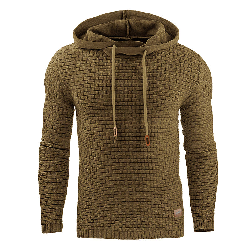 Men's Classic Cotton-Blend Pullover Hoodie
