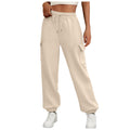 Fleece-Lined Baggy Joggers with Pockets – Women's