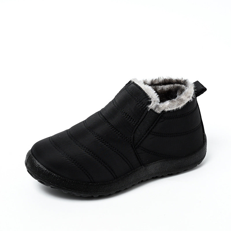 Plush-Lined Slip-On Winter Ankle Boots – Unisex
