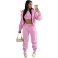Plush Zip Hoodie & Pants Lounge Set – Women's