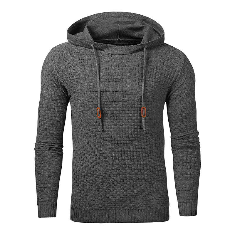 Men's Classic Cotton-Blend Pullover Hoodie