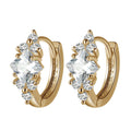 Square Zircon Stud Earrings