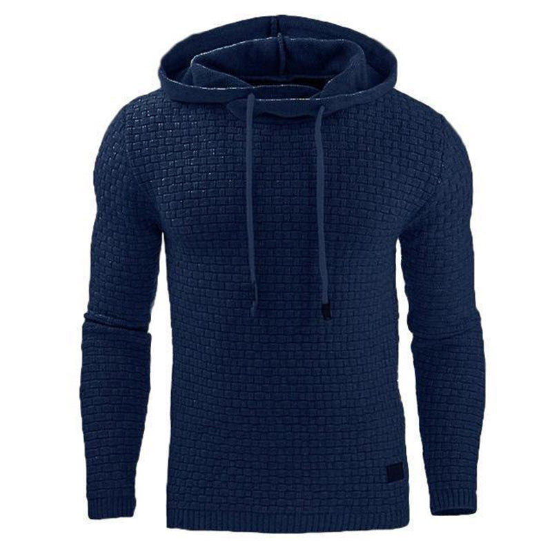 Men's Classic Cotton-Blend Pullover Hoodie
