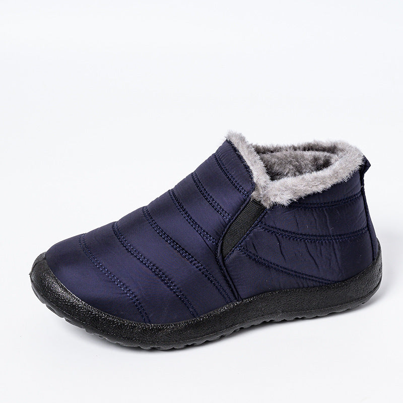 Plush-Lined Slip-On Winter Ankle Boots – Unisex