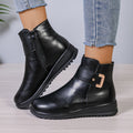 Fleece-Lined Side-Zip Ankle Boots – Women's