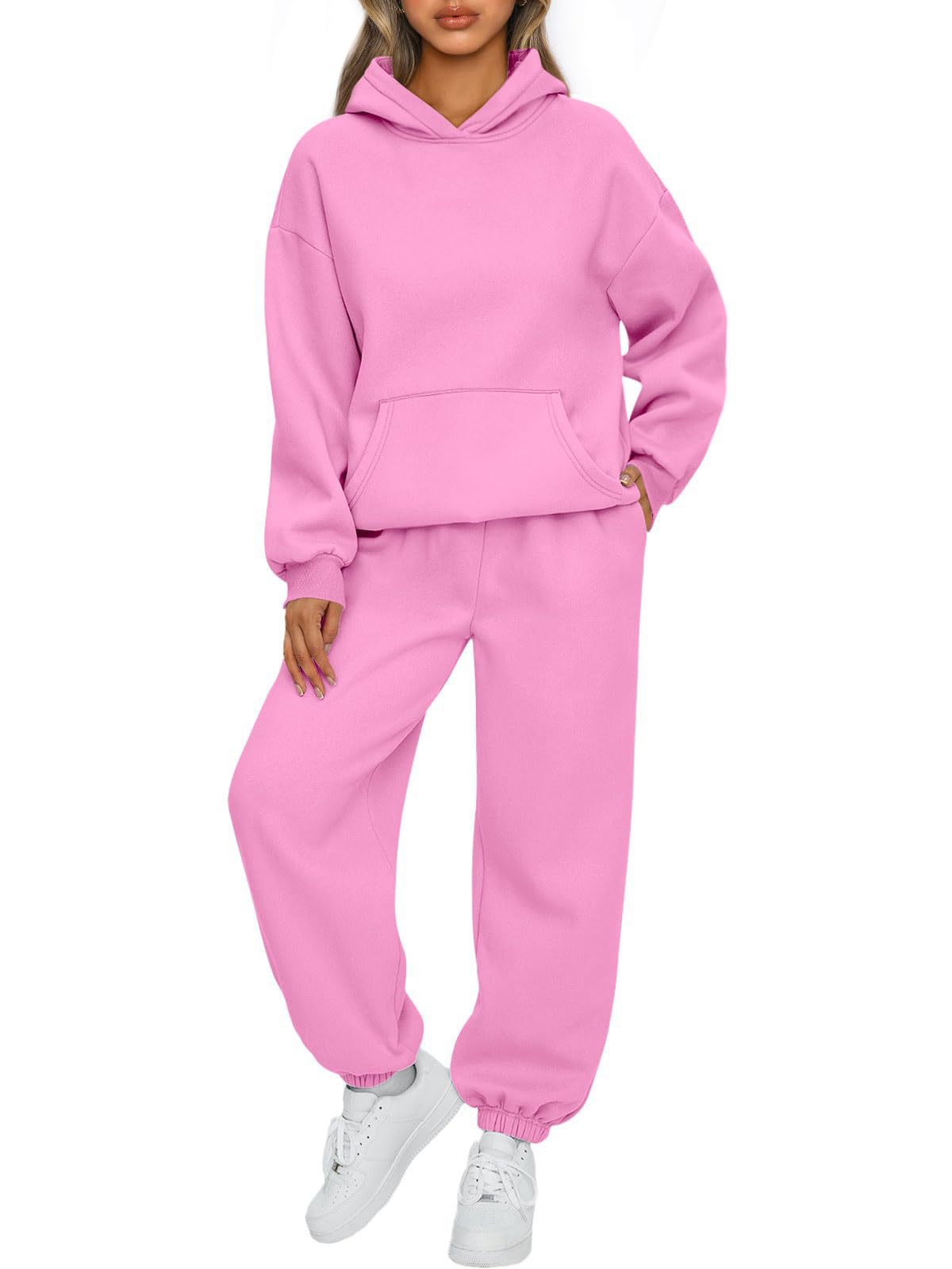 Raglan Hoodie & Jogger Set – Women's Casual 2-Piece
