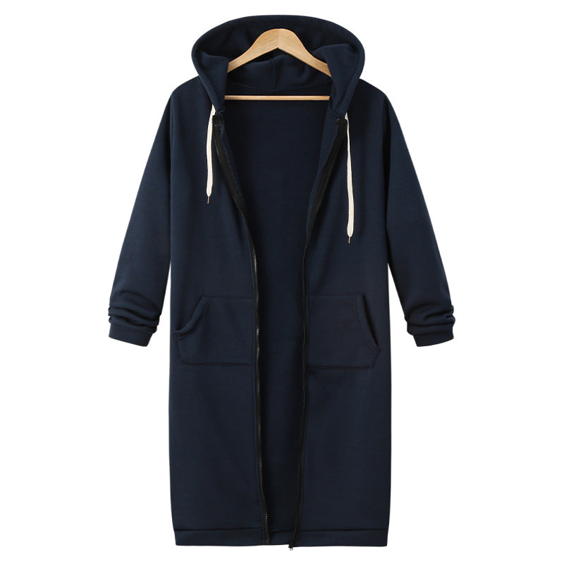 Long Hooded Fleece Jacket – Women's Plus-Friendly Sizes