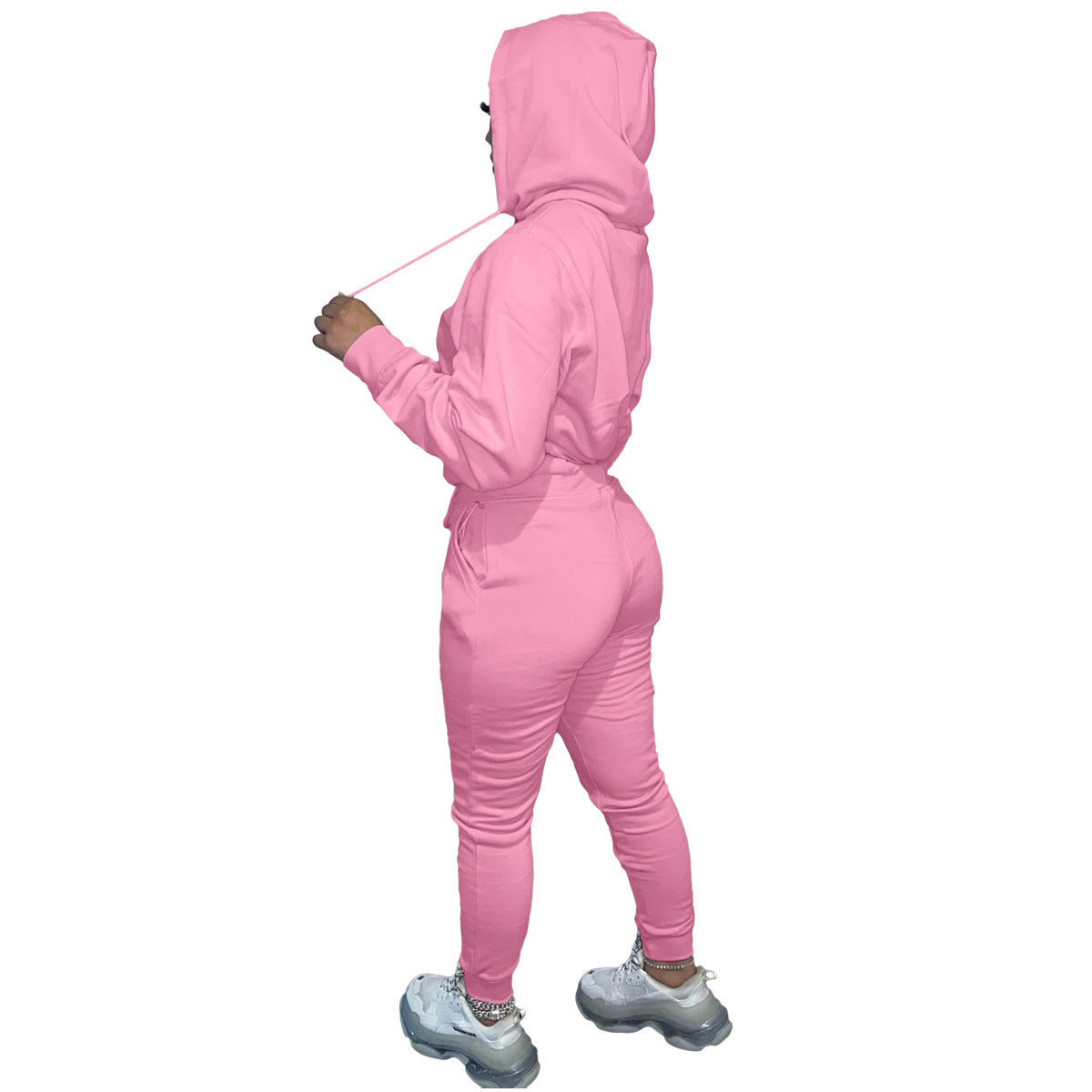 Brushed Fleece Hoodie Set – Women's 2-Piece Sweatsuit