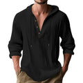 Men's Hooded Long-Sleeve Lightweight Pullover