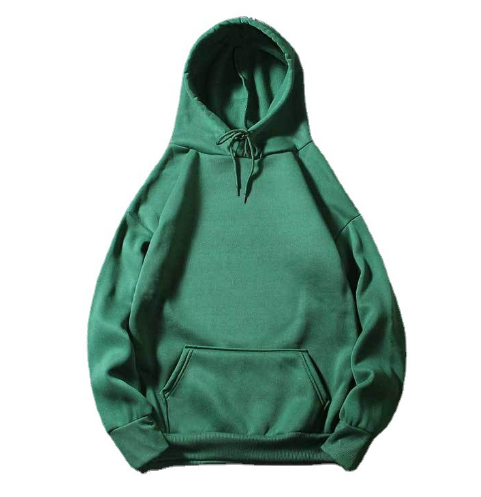 Classic Drawstring Pullover Hoodie with Pocket – Plus Sizes
