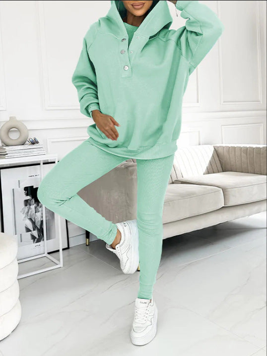 3-Piece Vest, Hoodie & Jogger Set – Women's