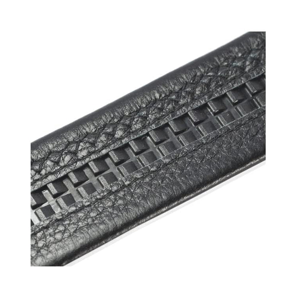 Men's Dress Belt with Anti-Scratch Buckle