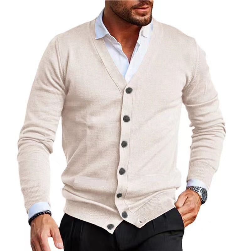 Men's Knit Cardigan Sweater Coat