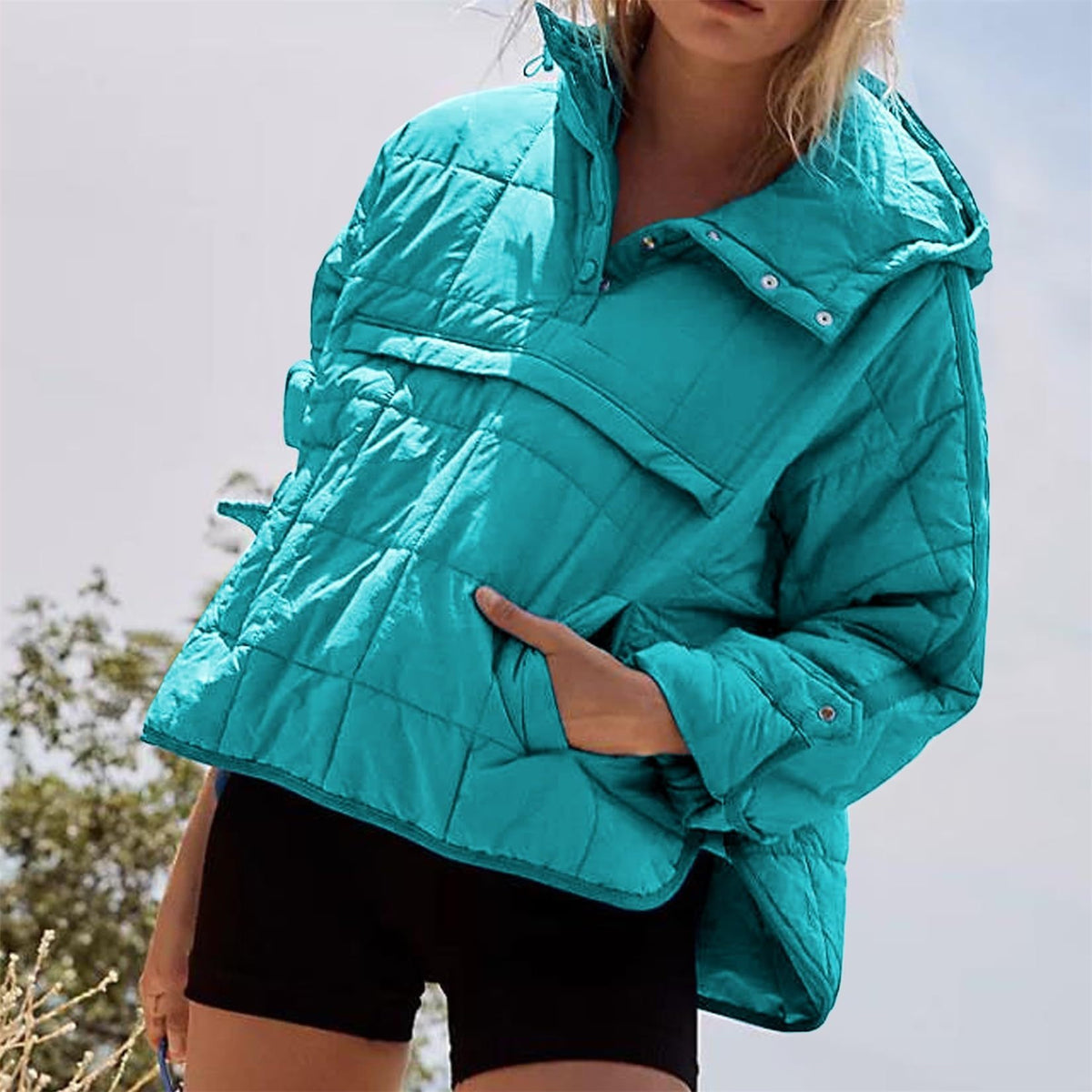 Hooded Puffer Jacket – Women's Warm Padded Coat