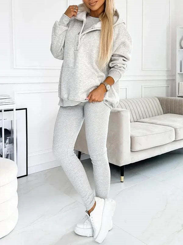 3-Piece Vest, Hoodie & Jogger Set – Women's